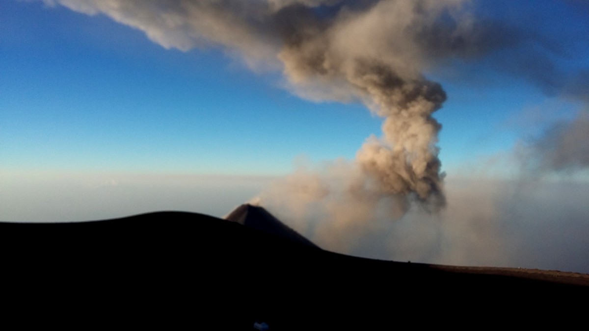 Vulkan Fuego in Guatemala 1